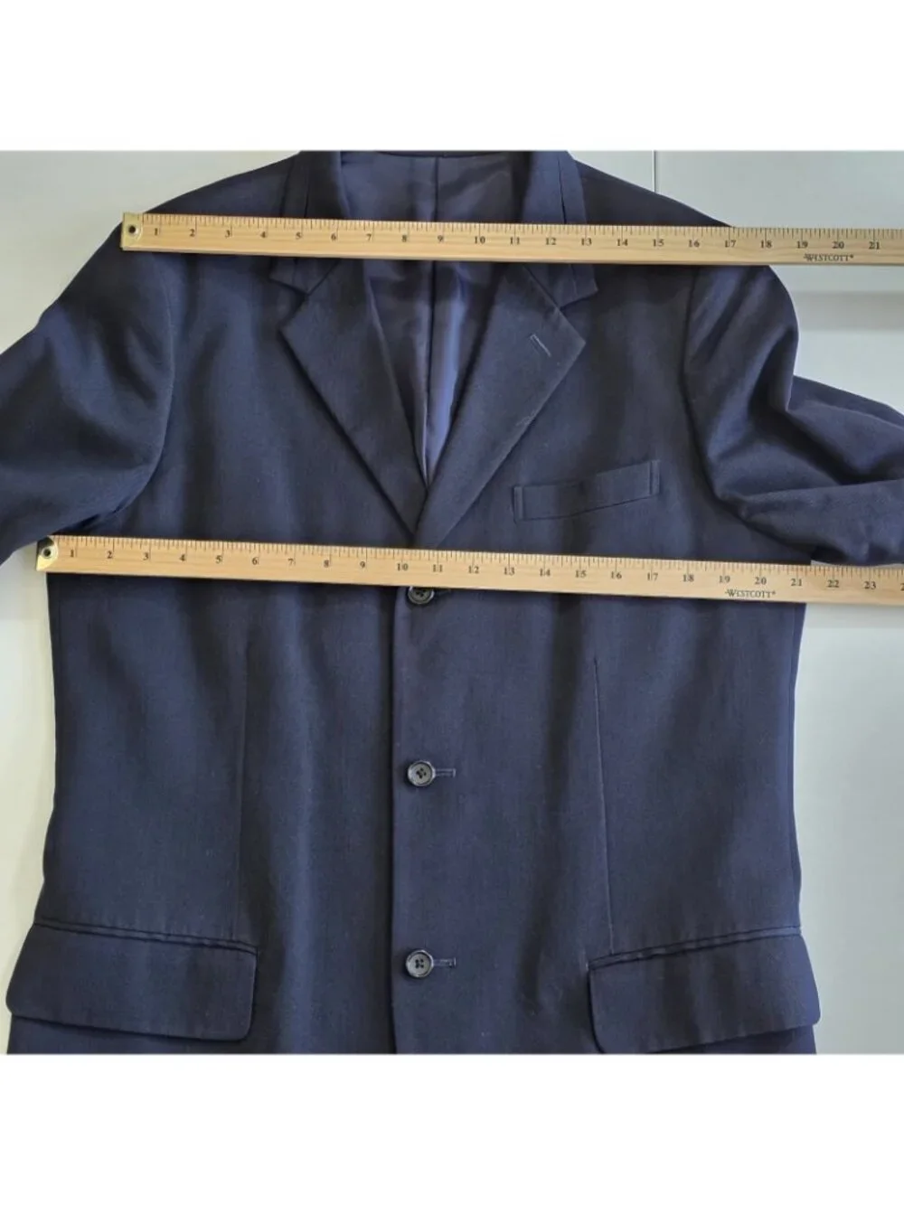 Vtg Y's Yohji Yamamoto Blazer Mens Sz 3/L Black Lined 3B Avant Garde Unisex Edgy